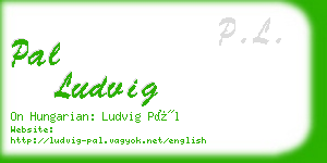 pal ludvig business card